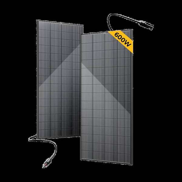 BougeRV 600W bifacial solar panels, two 300W panels