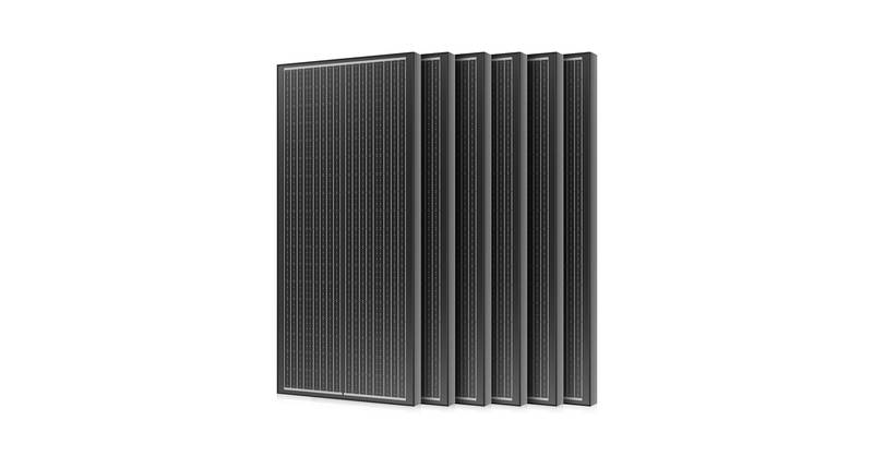 Rvpozwer 18BB 600W N-type solar panels, six 100W panels